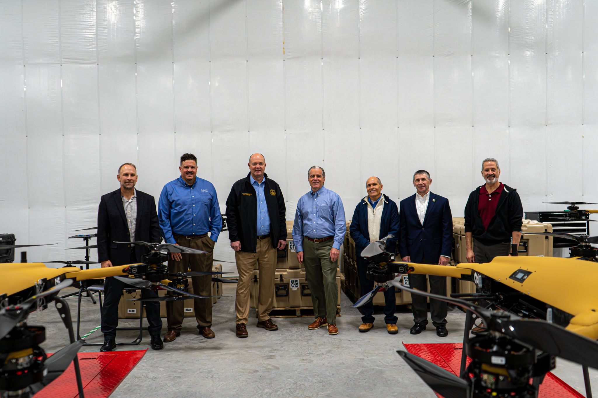 SURVICE hosted Harford County Executive Bob Cassilly and OED Deputy Director Larry Muzzelo at our Applied Technology Operation (ATO). Participants were invited for a briefing and a tour. Mark Butkiewicz, (VP) Applied Engineering & ATO Manager, gave the group a SURVICE Engineering overview, discussed ATO operations, and briefed on our ongoing drone programs!