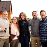 Attendees at the Brewery