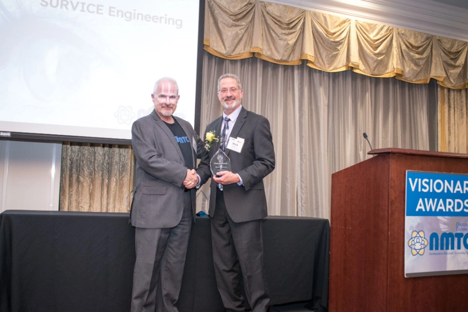 Mark Butkiewicz receiving Innovator Award