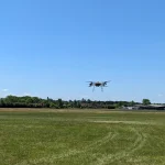 UAS test flight.