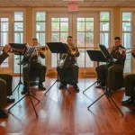 The Quantico Band Brass Quintet.