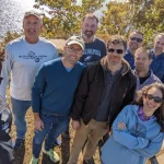 The managers taking a selfie while on a hike at Elk Neck Park.