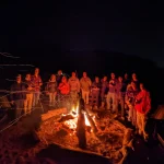 Bonfire at Elk Neck State Park.