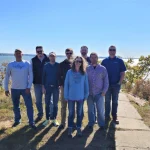 The managers on a hike at Elk Neck Park.