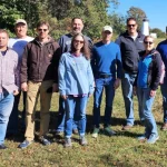 The managers on a hike at Elk Neck Park.