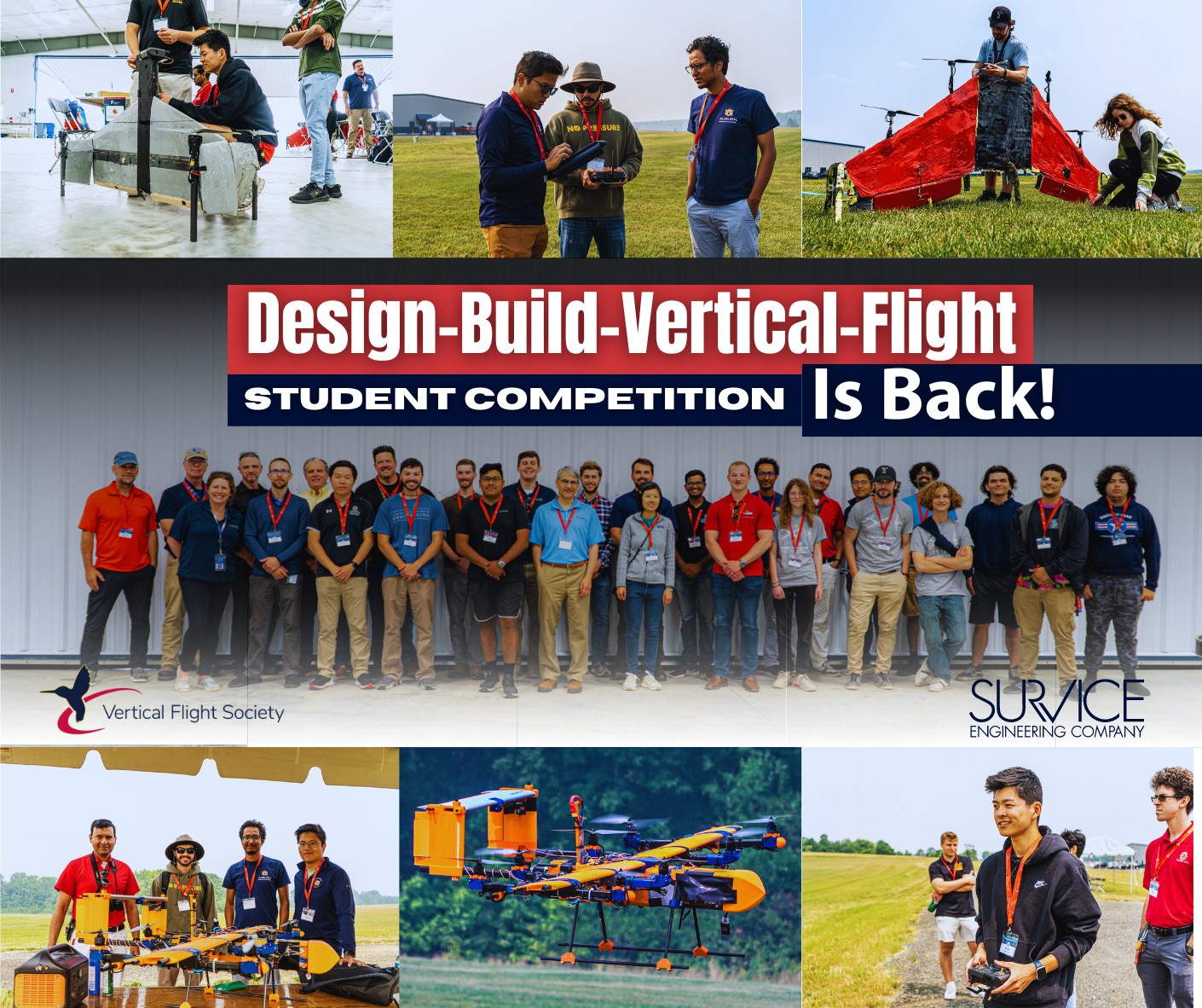 The Design-Build-Vertical-Flight Student Competition is back!