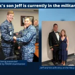 Eric's son Jeff is currently in the military.