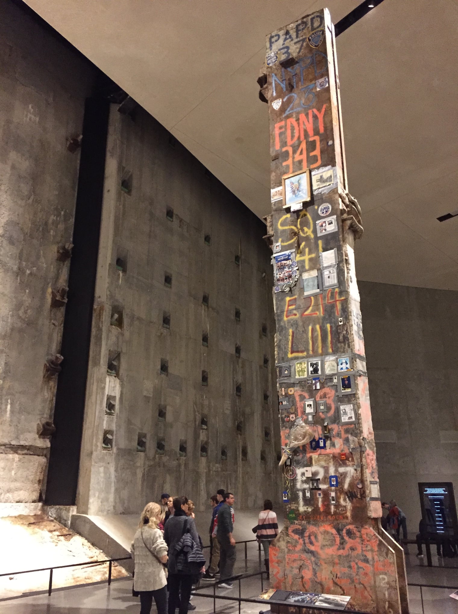 The Last Column, a thirty-six-foot-tall steel beam that was the last to be removed from Ground Zero.