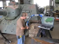 measuring abrams tank