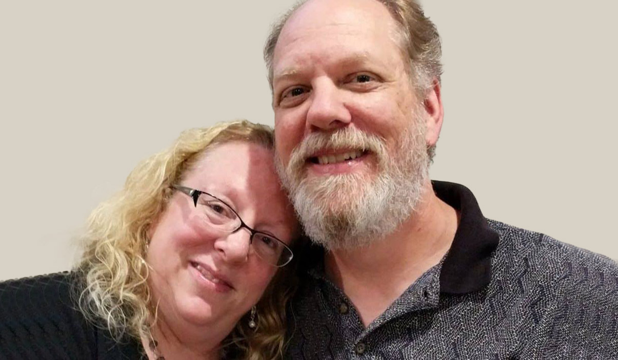 Lisa with her husband Rick
