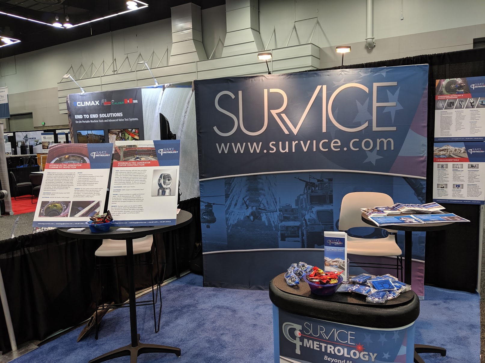 SURVICE booth at Hydrovision