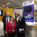 SURVICE employee Wink Yelverton (left), Maryland State Senator, Barbara Mikulski (middle), and SURVICE employee Mark Butkiewicz