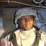 On mission in Iraq. Responsible for 13 outposts scattered across Iraq.