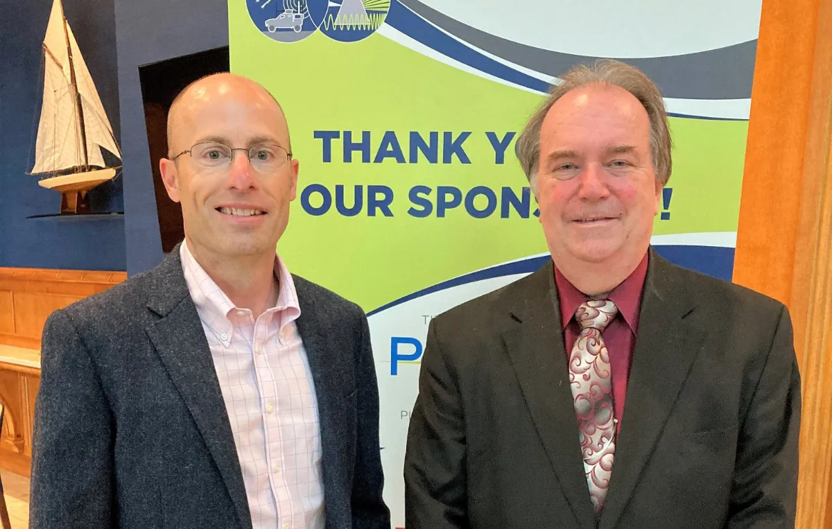 Tim Farmer and Rick Luzetsky at the CEMA 2022 conference
