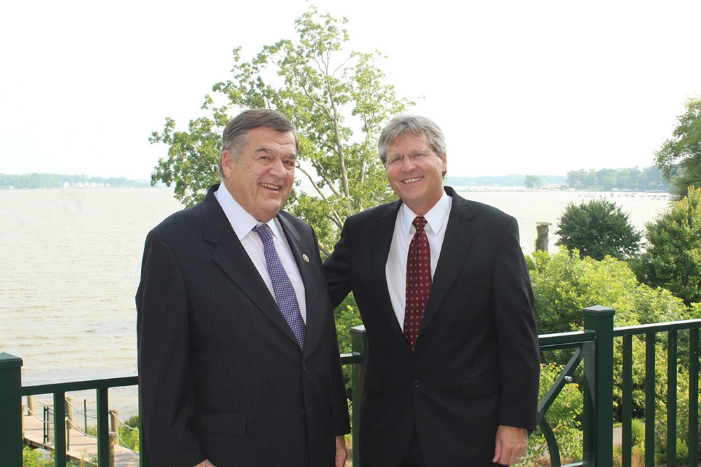 SURVICE CEO, Jeff Foulk with Congressman C.A. Dutch Ruppersberger